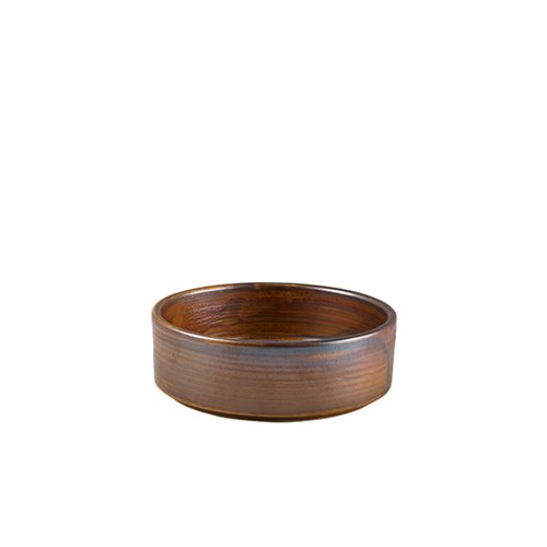 Terra Porcelain Rustic Copper Presentation Bowl 13cm