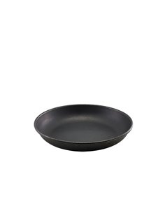 GenWare Black Vintage Steel Coupe Plate 20cm