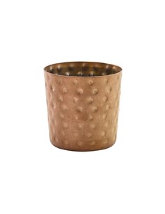 GenWare Copper Vintage Steel Hammered Serving Cup 8.5 x 8.5cm