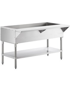 Commercial Ice Cooled Table Stainless steel Undershelf  1200x780x870mm | DA-ICT3US