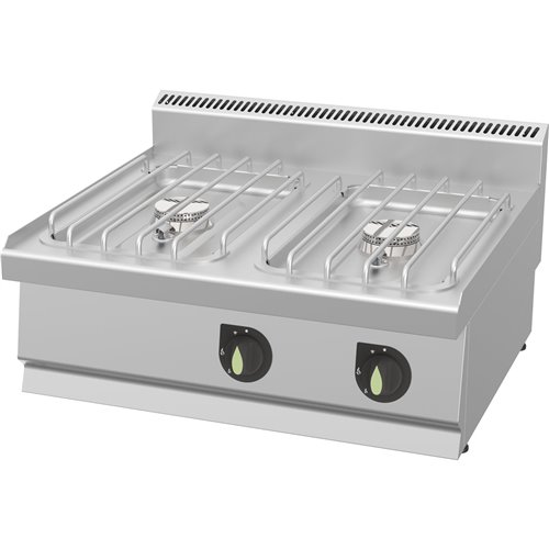 Professional High power Gas cooker 2 burners 19.2kW | DA-SC8070G