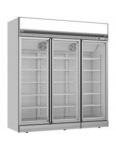 Commercial Display freezer 1563 litres Triple hinged doors Top mount | Stalwart DA-FF777TOP