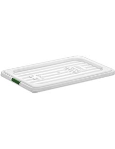 Polypropylene Gastronorm Pan Lid GN1/4 Clear | Stalwart DA-GNPPL14