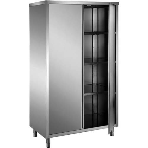 Commercial Cabinet Swing doors Stainless steel 800x600x2000mm | Stalwart DA-VC86SND