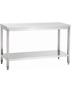 Professional Work table Stainless steel Bottom shelf 1800x600x900mm | Stalwart DA-VT186SL