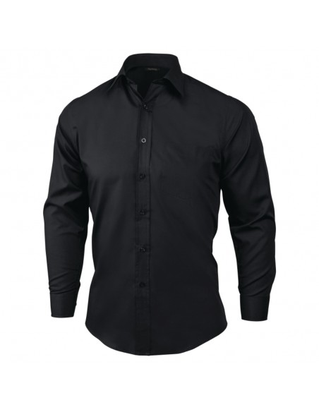 Uniform Works Dress Shirt Long Sleeve Black XL | A798-XL | Next D...