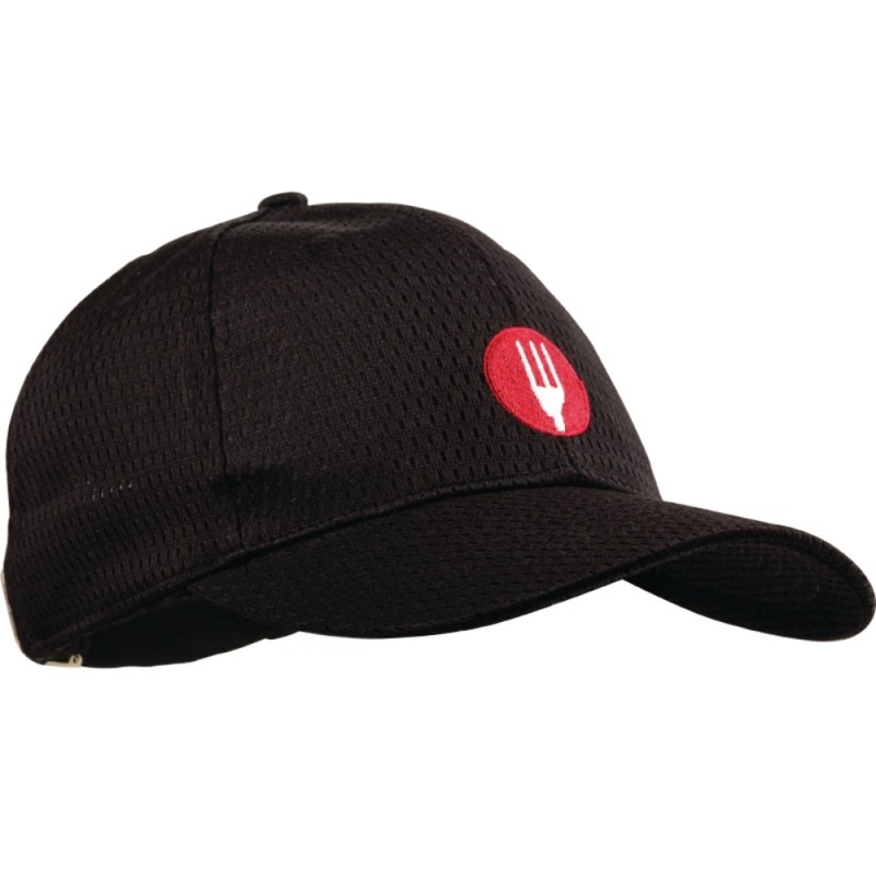 Chef Works Cool Vent Baseball Cap Black | A976 | Next Day Catering