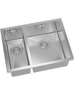 Undermount Double Basin Sink Stainless Steel 810x450x200mm | Stalwart CHMS8145