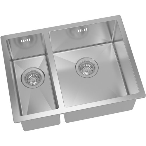 Undermount Double Basin Sink Stainless Steel 810x450x200mm | Stalwart CHMS8145