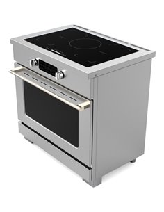 Professional Induction Range with 5 zone and Multifunction Convection Oven | Stalwart ALTAY900