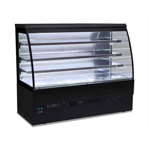 Sterling Pro EVO-SELF-120-BLACK Black Self Service Patisserie Counter, 1200mm