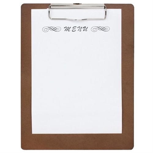 Special Offer Olympia Wooden Menu Presentation Clipboard A5 (Pack of 10)