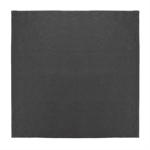 Olympia Linen Table Napkin Black 400x400mm (Pack of 12)