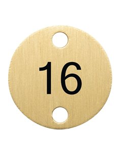 Olympia Table Numbers Bronze (16-20)