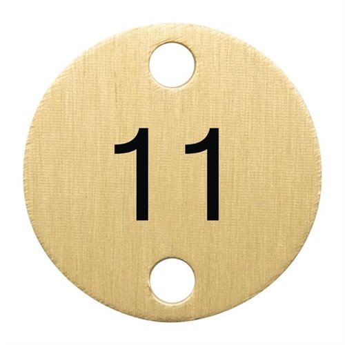 Olympia Table Numbers Bronze (11-15)