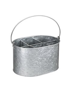 Olympia Galvanised Steel Table Tidy