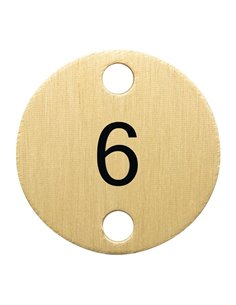 Olympia Table Numbers Bronze (6-10)