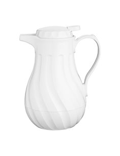 Olympia Insulated Swirl Jug White 0.5Ltr