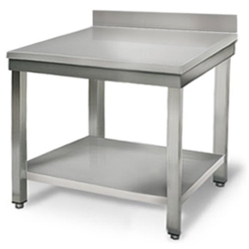 Professional Work table Stainless steel Bottom shelf Upstand 800x700x900mm | Stalwart DA-THATS87A