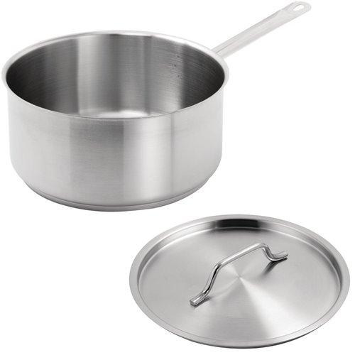 Professional Saucepan with Lid Stainless steel 1.3 litres | Stalwart DA-SE21408