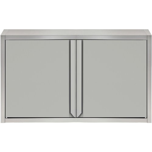 Wall cabinet 2 hinged doors Stainless steel Width 800mm Depth 400mm | Stalwart DA-THWSR84