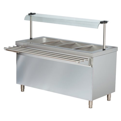 Professional Bain Marie with Open Cupboard 4xGN1/1 | Stalwart DA-BTEB714FN