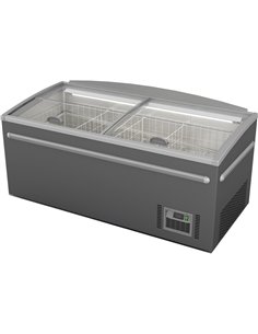 Island Showcase Freezer 1850x850x795mm 372 Litre| Stalwart DA-ZCDE185SS2