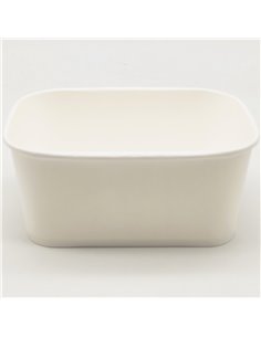 300pcs White Rectangular Bowl 1000ml PE | Stalwart DA-WPRB1000