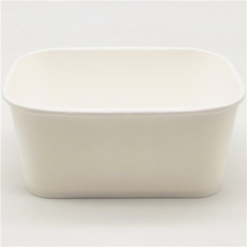 300pcs White Rectangular Bowl 1000ml PE | Stalwart DA-WPRB1000