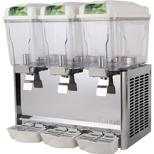 Commercial Juice Dispenser 3x12 litres 280W | Stalwart DA-LSJ12LX3