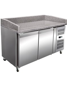 Pizza Counter 2 doors Granite top Depth 800mm | Stalwart DA-THPZ2600TN