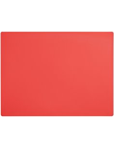 400mm x 300mm Commercial Cutting Board in Red 20mm | Stalwart DA-LK30402TRE