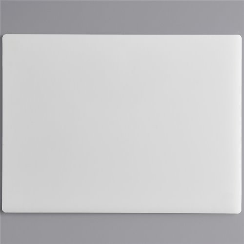 500mm x 350mm Commercial Cutting Board in White 10mm | Stalwart DA-LK35501TWH