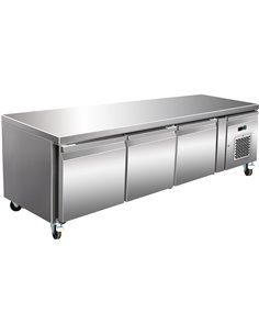 Professional Low Refrigerated Counter / Chef Base 3 doors 1795x700x650mm | Stalwart DA-THP3100TN650H