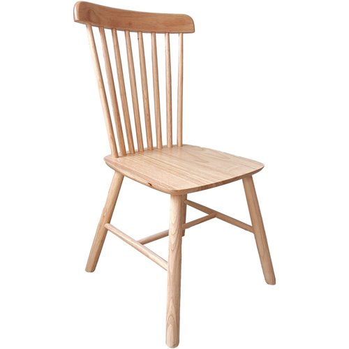 Wood Windsor Back Dining Chair with Wooden Seat | Stalwart DA-F1069