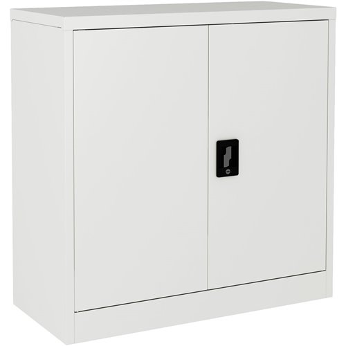 Commercial Metal Grey Storage Cabinet Lockable with 2 Shelves 900x400x900mm | Adexa FCA9