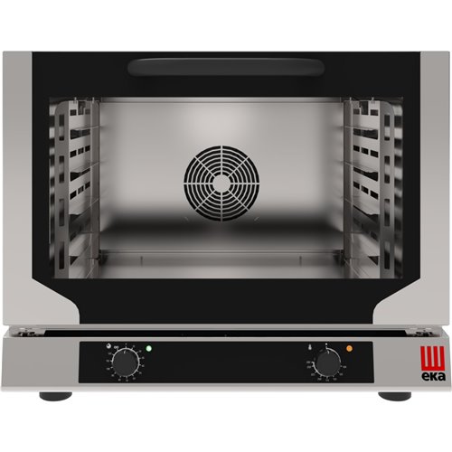 Professional Convection Oven Electric with Manual Controls 4 Trays 600x400mm Tilt Door | Tecnoeka EKF464NP