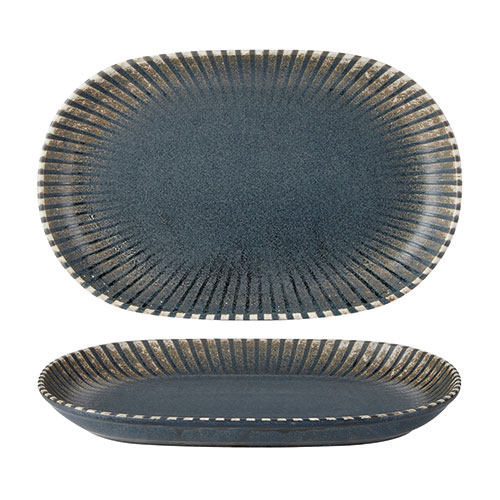 Flint Oval Platter 28 x 18cm 11 x 7″ STDP-47143028