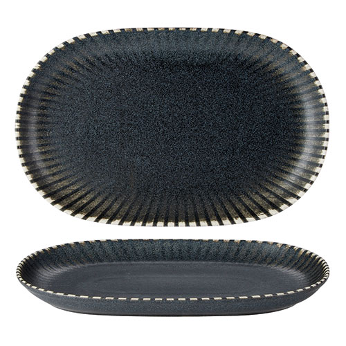 Flint Oval Platter 33 x 21cm 13 x 8″ STDP-47143033