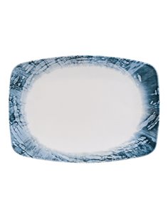 Wave Rectangular Plate 32 x 23.5cm STDP-118432WA