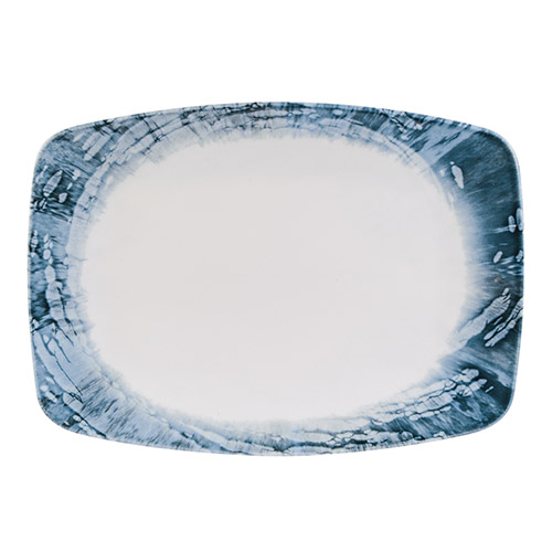 Wave Rectangular Plate 32 x 23.5cm STDP-118432WA