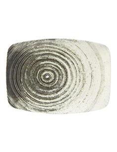 Swirl Rectangular Plate 32 x 23.5cm STDP-118432SW