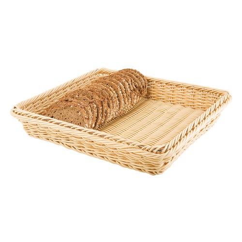 Polpropylene Rattan Basket 32.5×26.5cm (Natural) STDP-40222