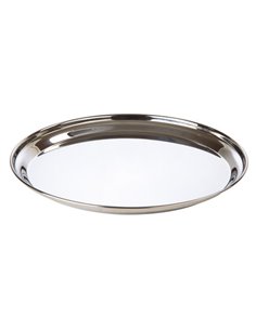 Stainless Steel Round Flat Tray 40cm STDP-CB1002