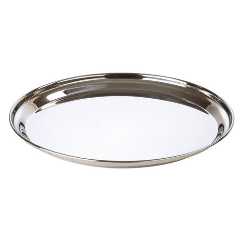 Stainless Steel Round Flat Tray 40cm STDP-CB1002