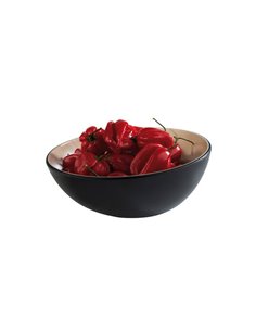 Frida Lock Melamine Bowl (Black) 21.5cm / 8.5″ STDP-84921