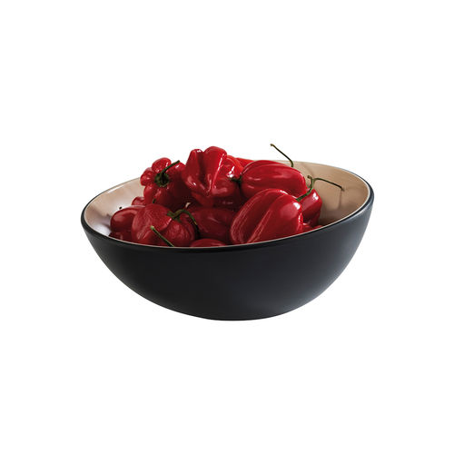 Frida Lock Melamine Bowl (Black) 21.5cm / 8.5″ STDP-84921