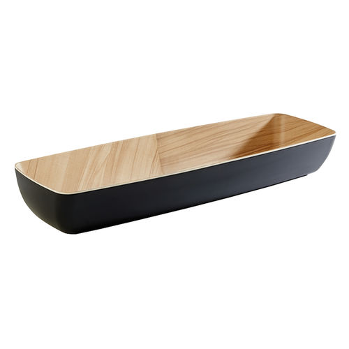 Frida GN 2/4 Schale Melamine Bowl (black) 53 x 16.2cm STDP-84565