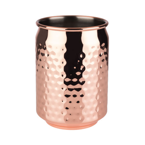 Stainless Steel ‘Glossy Copper look’ Barrel Can 7.5cm/ 3″ STDP-93371