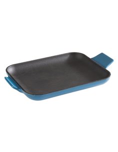 Cast Iron Serving Pan (Blue) 16 x 13cm / 6.3 x 5.1″ STDP-88228